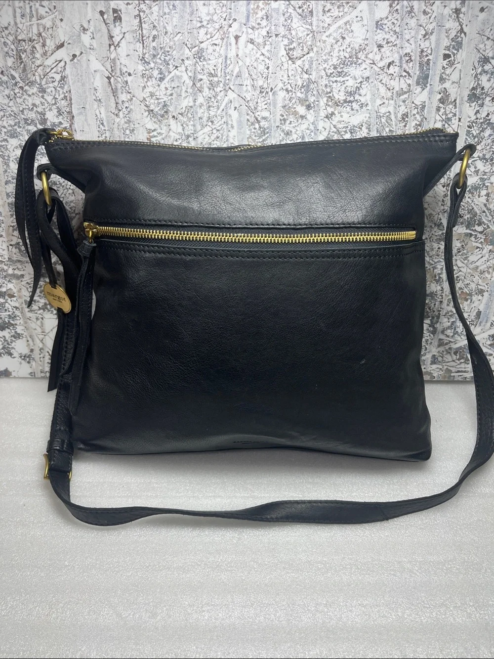 Margot Leather Crossbody Black Soft Leather
